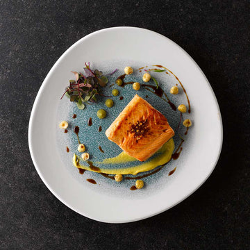 Raku Jade Green Organic Plate 28.6cm